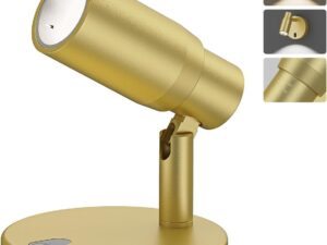 Spot Lights Indoor, Rechargeable Picture Light w/ Remote, Dimmable CCT Spotlight