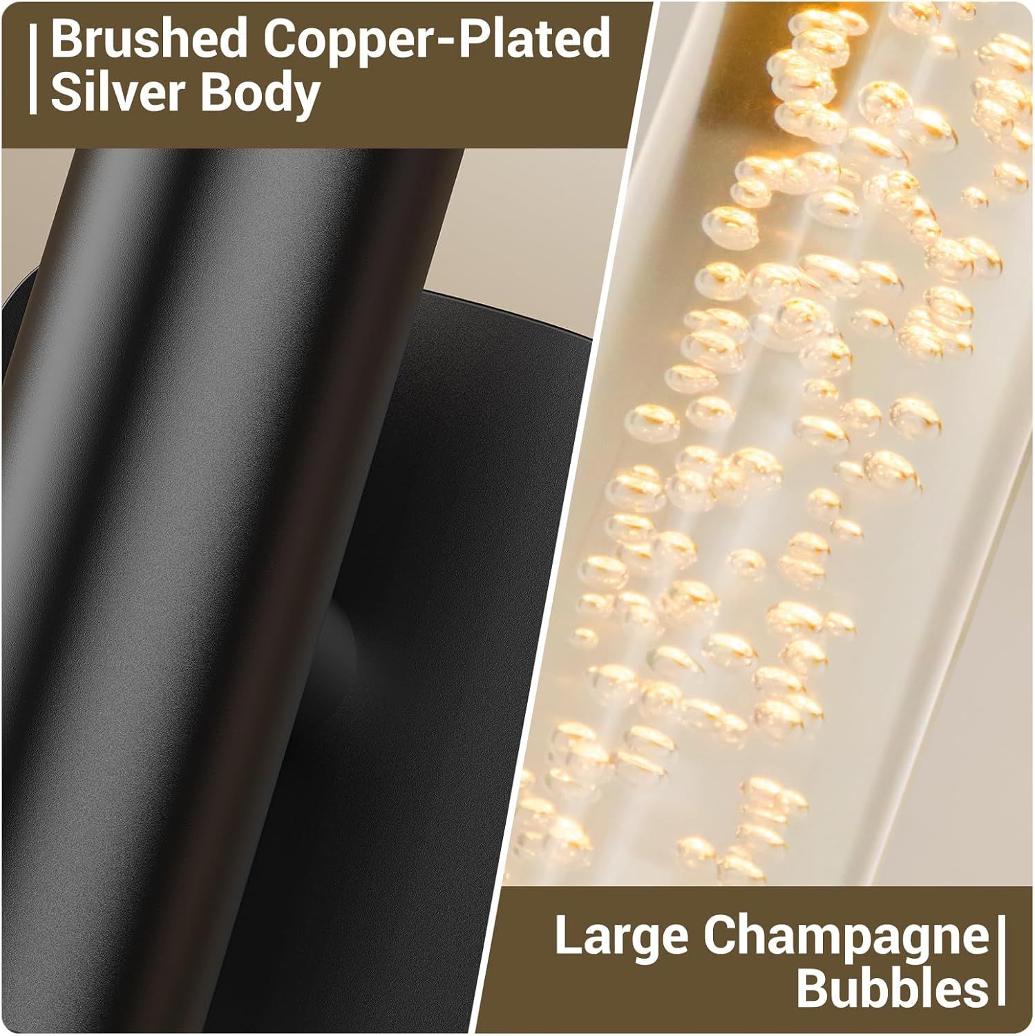 Black Battery Operated Wall Sconce 2pc, Rechargeable Wireless Wall Lights w