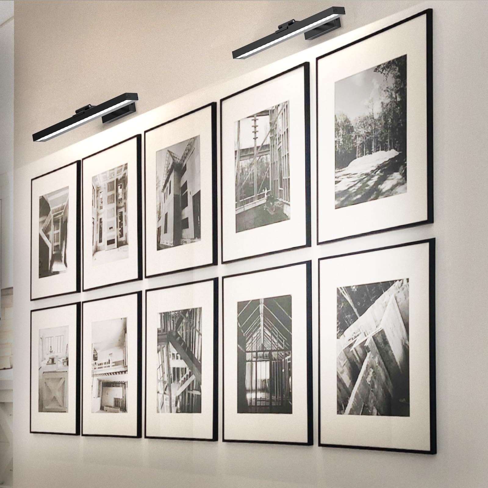 Picture Light Battery Operated, 16in Wireless Art Light for Paintings Color