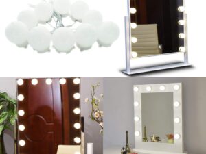 Hollywood Super Star Style Makeup Mirror Vanity LED Light Bulbs Kit for Dressing