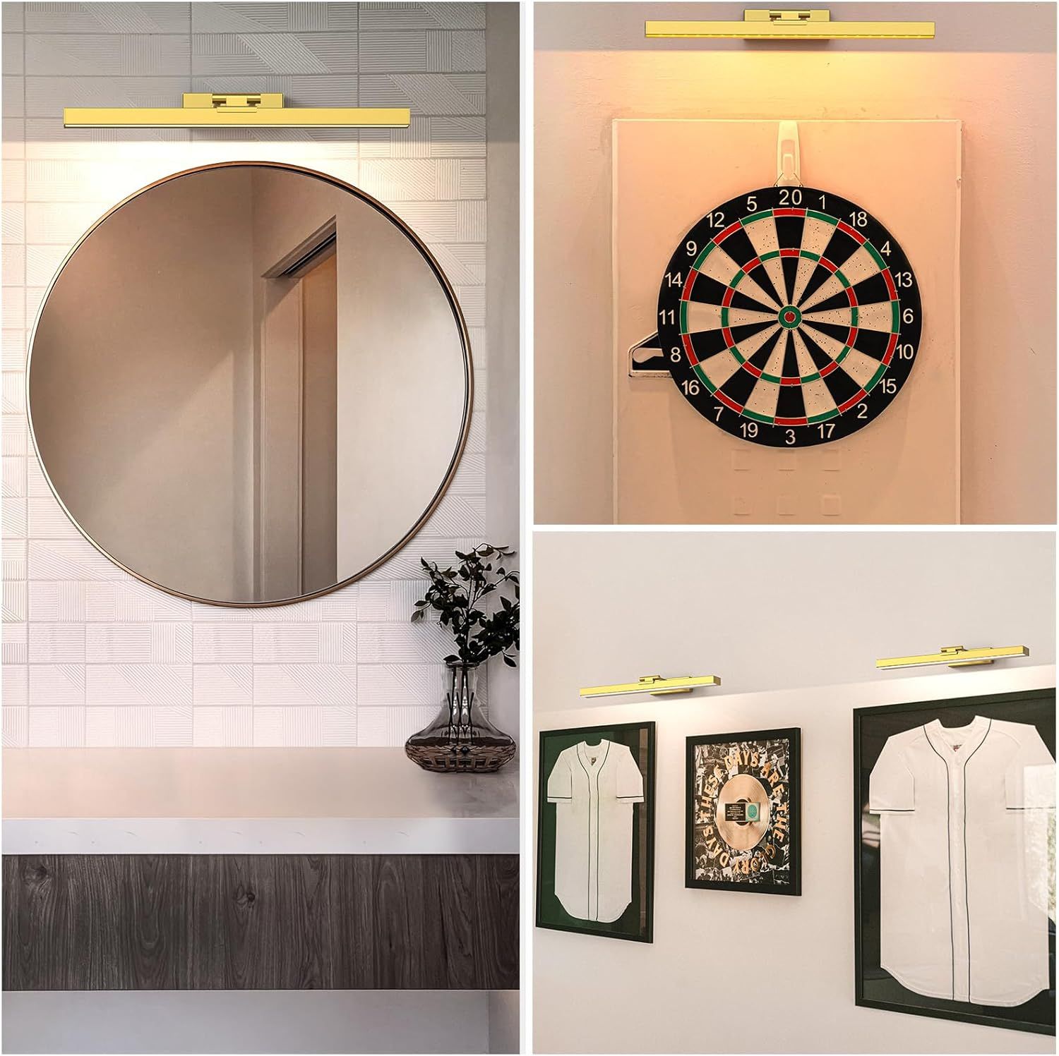 Picture Light Battery Operated, 16in Wireless Art Light for Paintings CCT