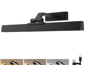 Picture Lights for Wall, Battery Operated Picture Light 16in Gallery Light for