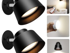 Night Light Wireless Wall Light Indoor LED 2 Pack,Battery Operated Wall Lights