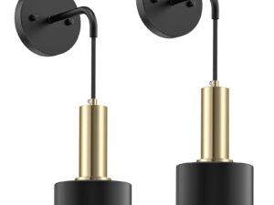 Battery Operated Wall Sconce 2pc, Dimmable RGB Wall Sconce w/ Remote Indoor