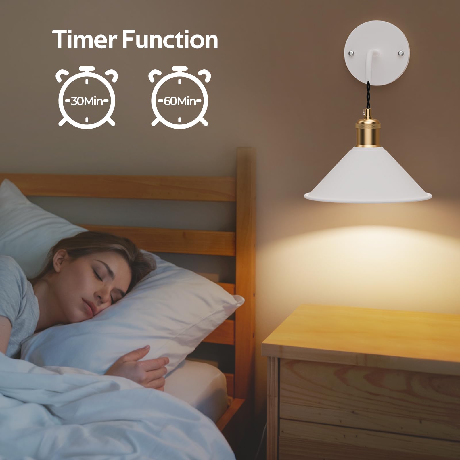 Battery Operated Wall Sconce, Wireless Wall Lights 2pc, 13 RGB Colors Dimmable