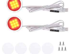 RGB Single LED Kitchen Under Cabinet Puck Light,Color Changing LED Under Cabinet