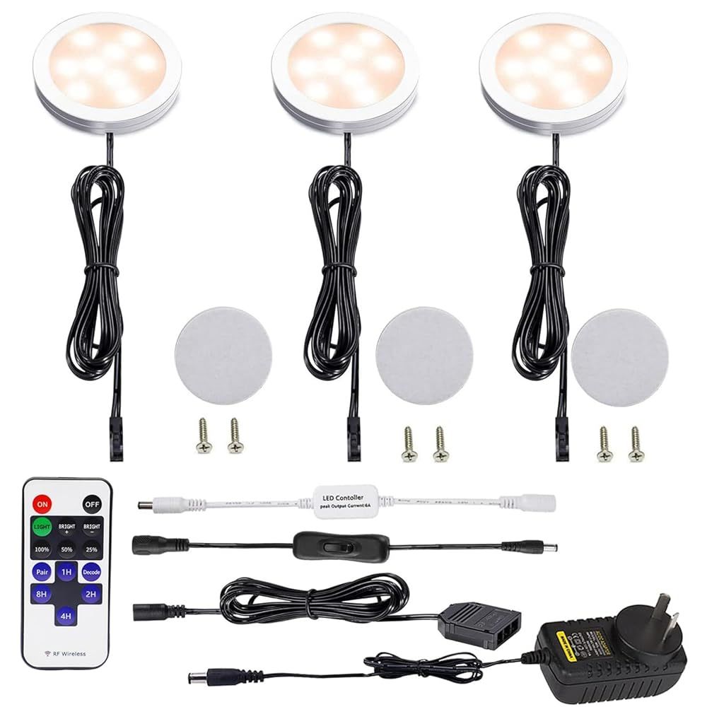 Dimmable LED Under Cabinet Lighting, Counter Showcase Kitchen Lighting Fixtures