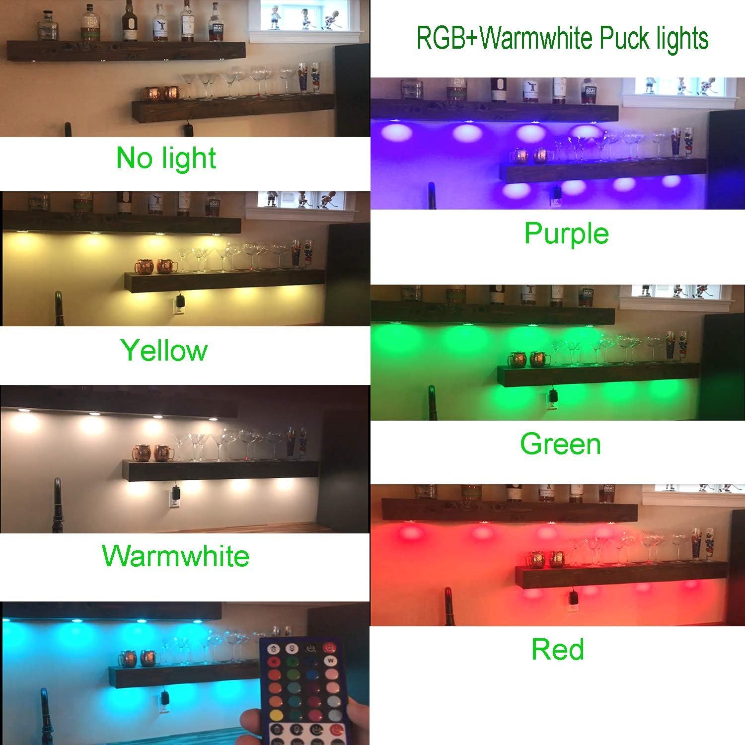 RGBWW RGB + Warm White Color Changing Christmas Xmas Under Cabinet LED Lights