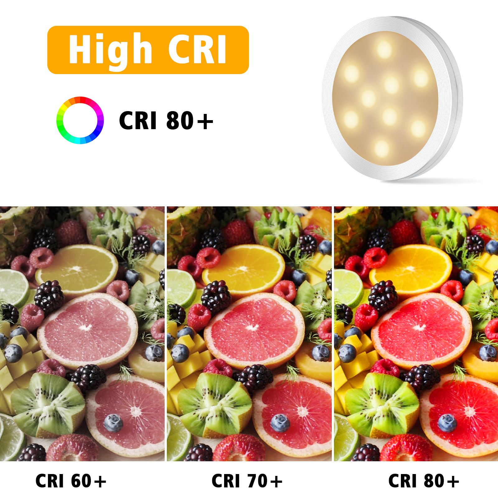 Dimmable LED Under Cabinet Lighting, Counter Showcase Kitchen Lighting Fixtures