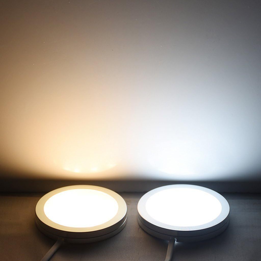 LED Under Cabinet Puck Lights, Color Temperature Changeable Under Counter