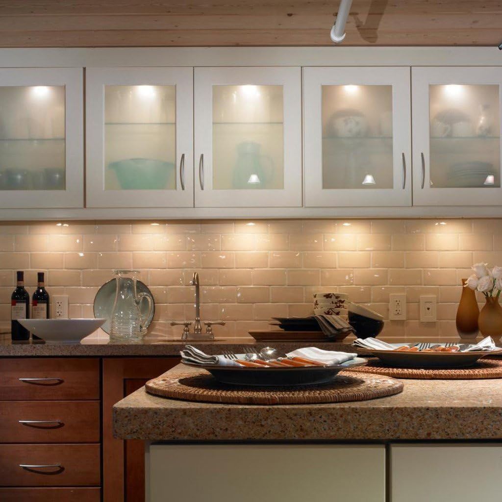 LED Under Cabinet Puck Lights, Color Temperature Changeable Under Counter