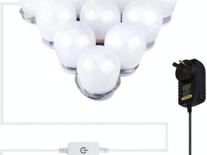 Hollywood LED Vanity Mirror Lights Kit,Stick on Dimmable Makeup Lights, 12V