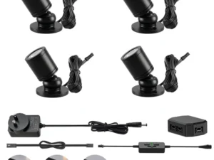 Dimmable LED Mini Spotlight, 12V CCT 2700K-6000K, Adjustable for Display