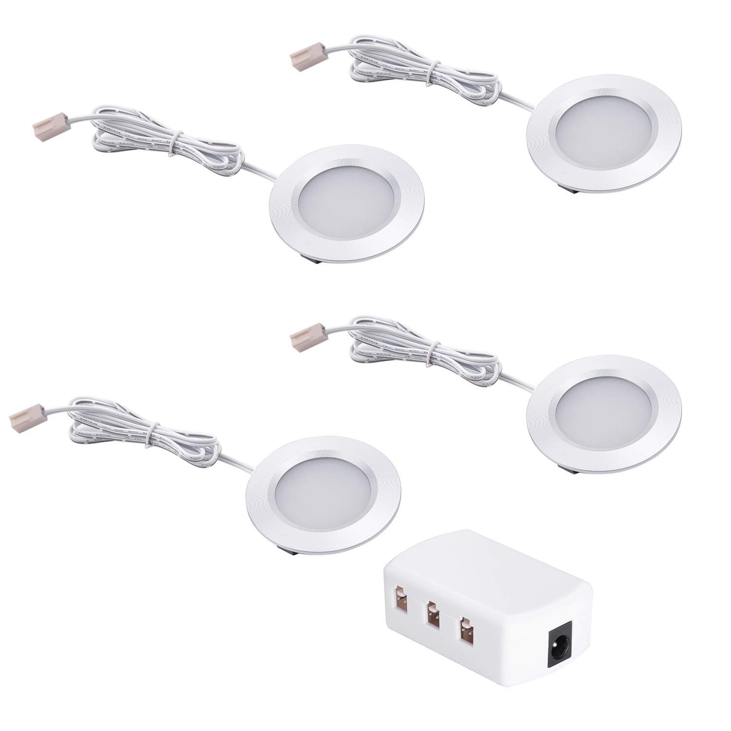 RV Interior Lights AIBOO Super Slim LED Ceiling Lights DC12V 2W 200LM Full