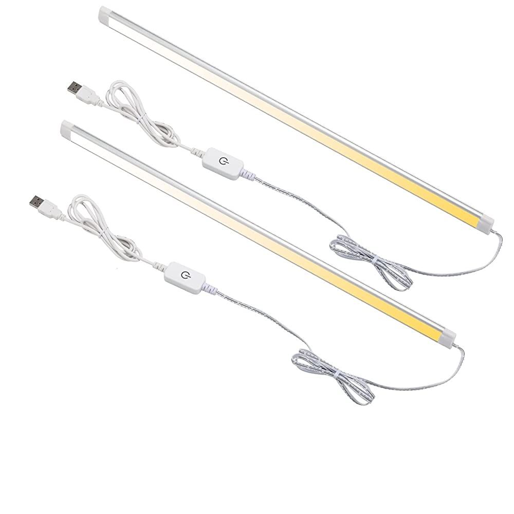 Dimmable Under Cabinet LED Lighting, Smart Touch Memory Function, 5V USB Powered