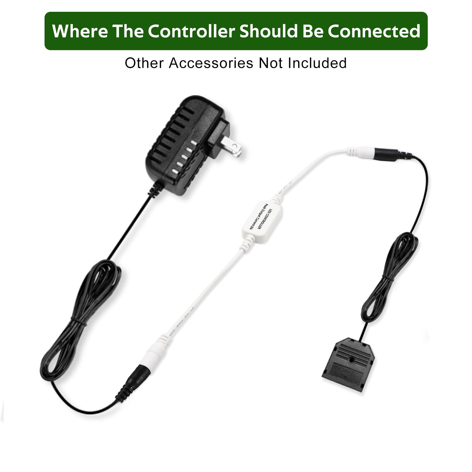 Updated Mini Remote Control for Single Color LED Strip Lights, RF Dimmer for 12V