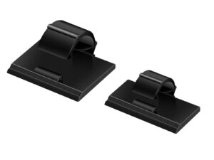 100PCS Cable Clips Black, AIBOO Upgraded Wire Clips Adhesive w/ 50PCS Small Size