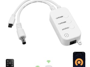 Smart WiFi Controller for Single Color Puck Lights, AIBOO Remote Control for LED