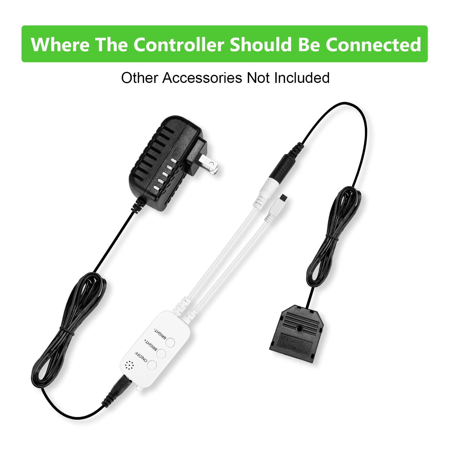 Smart WiFi Controller for Single Color Puck Lights, AIBOO Remote Control for LED