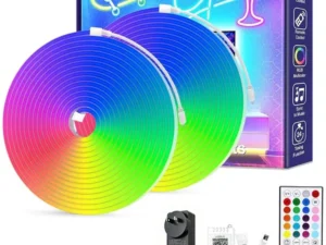 32.8ft LED Neon Rope Lights w/ APP/Remote Control,Flexible DIY Design,Music Sync