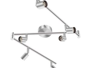 Kitchen Lights, 6-Light Ceiling Lighting Kits, Swivelling Ceiling Spotlight for