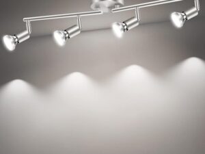 LED Ceiling Light,4 Way Rotatable Spot Lights for Ceiling,Flexible Ceiling