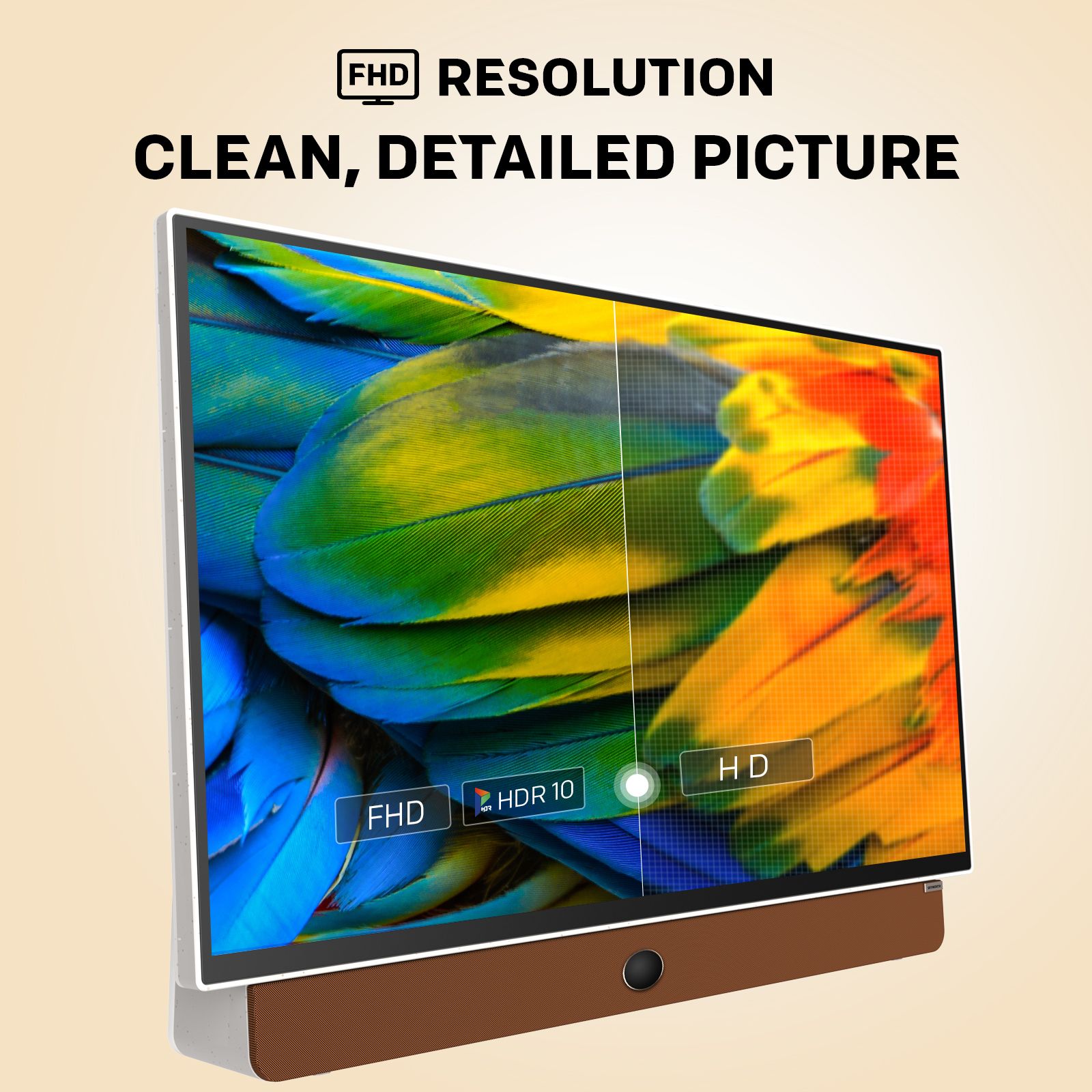 SKYWORTH 24-Inch 12V Portable TV,3-Hour Battery,1080P FHD,Wide Viewing