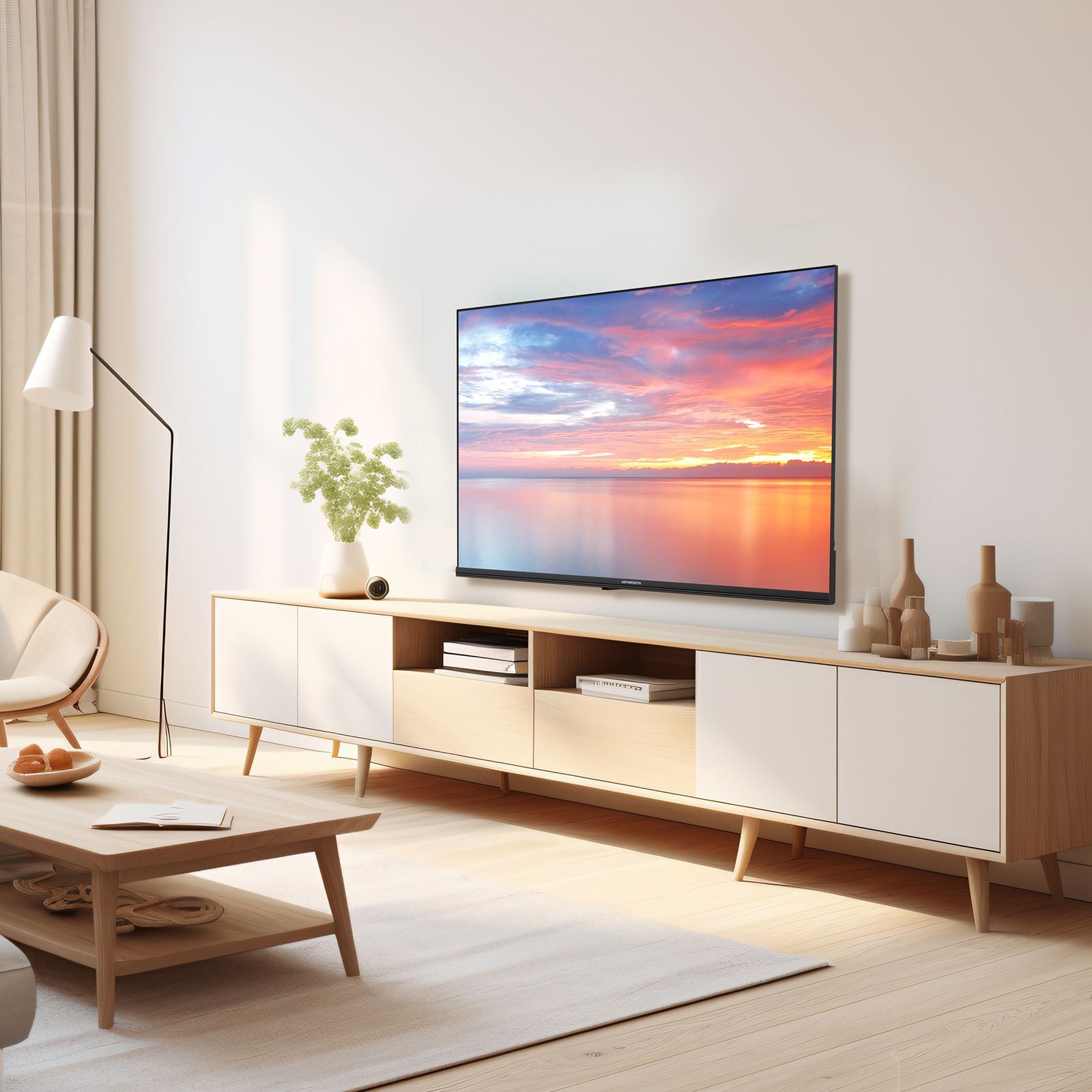 SKYWORTH Q5600H 43''-QLED+ Smart Google TV, FHD, HDR10 HLG, Find-My Remote,Dolby