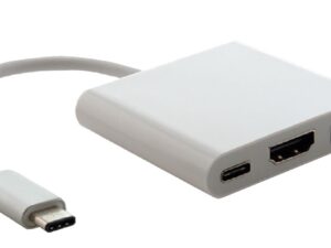 ASTROTEK USB 3.1 Type-C USB-C to HDMI, USB Type-A & USB Type-C Adapter Male to