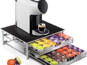 CARLA HOME K-Cup Coffee Pod Drawer for 72 Coffee Pods Storage for Home Kitchen