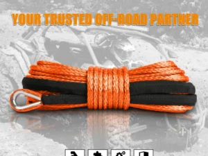 X-BULL Winch Rope Dyneema Synthetic Rope 5.5mm x 13m Tow Recovery Offroad 4wd