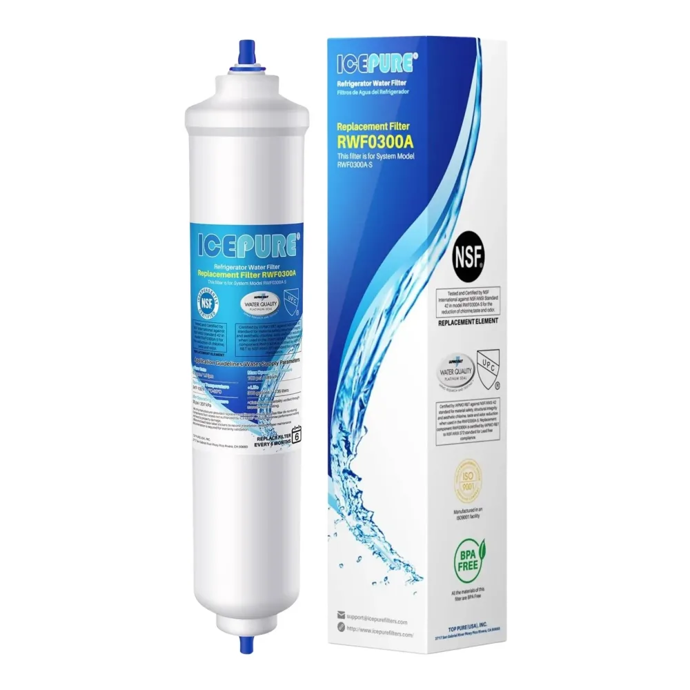 2 EXTERNAL FRIDGE WATER FILTER For BOSCH KENMORE FRIGIDAIRE WHIRLPOOL ELECTROLUX