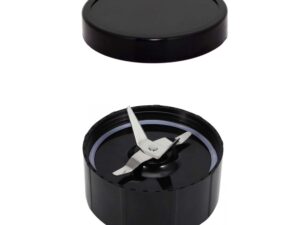 For Magic Bullet Extractor Cross Blade + Stay Fresh Cup Lid - Replacement Part