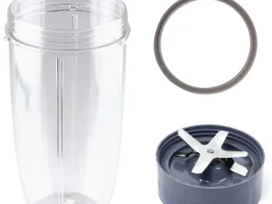 Kitchee For Nutribullet Extractor Blade + Colossal Tall Cup + Grey Seal