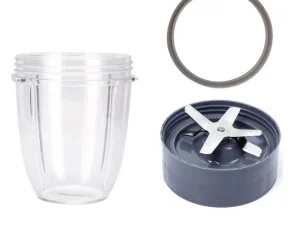 Kitchee For Nutribullet Short Cup + Extractor Blade + Grey Seal
