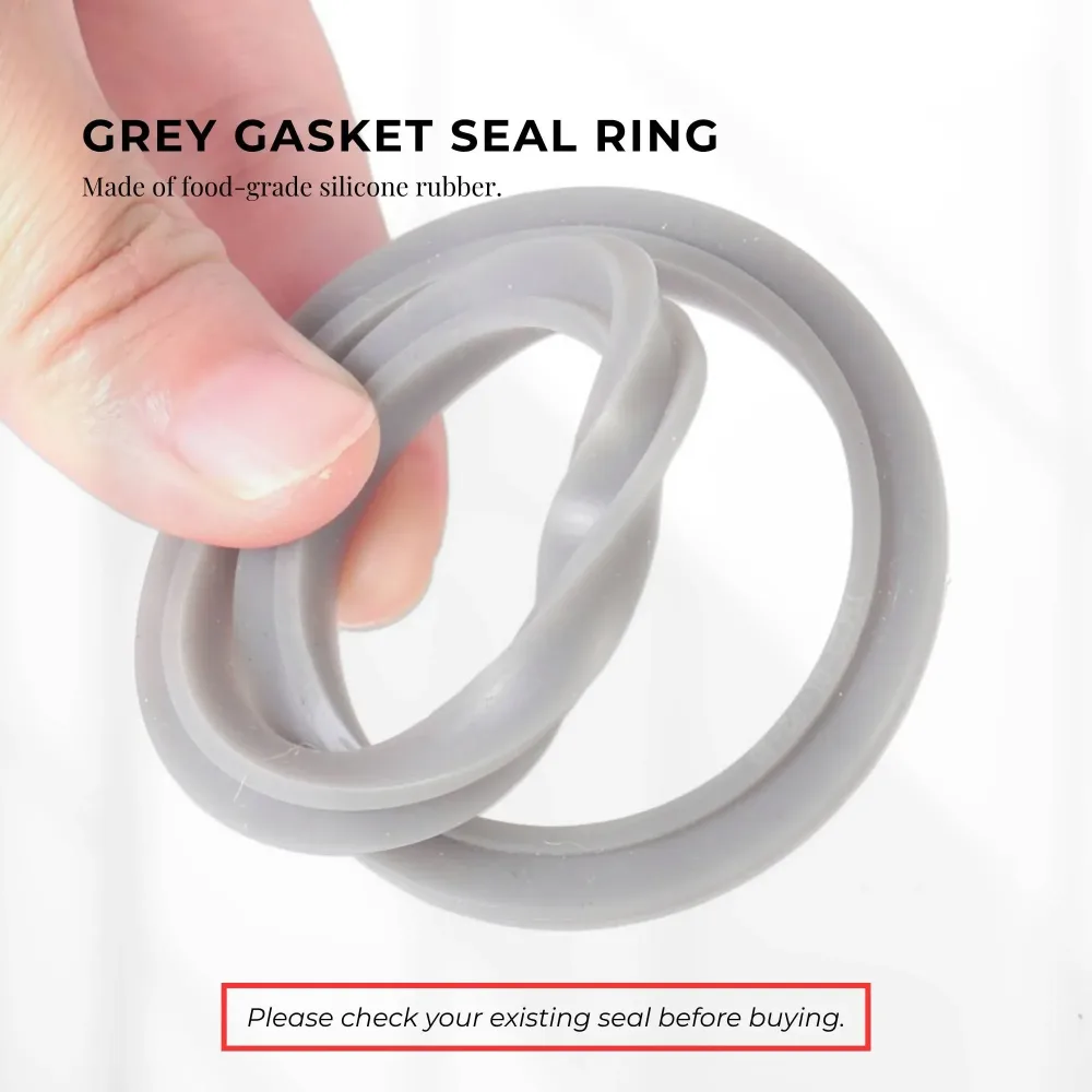 Kitchee 2x Grey Gasket Seal Ring For Nutribullet Model 600 900 1200W 90mm