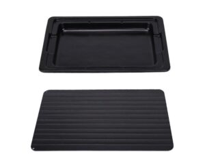 Fast Defrosting Meat Tray FDA Approved Large Miracle Aluminium Thawing Plate