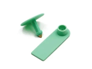 100x Cattle Ear Tags 5x2cm Set - Mini Green Blank Pig Goat Livestock Label
