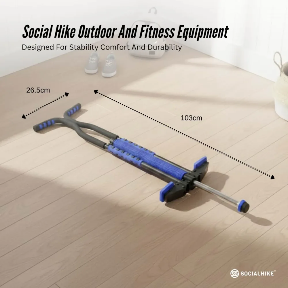 Social Hike Red Pogo Stick - Kids Jumping Jackhammer Exercise Hopper Toy
