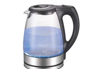 Kitchee 1.7L Glass Electric Kettle LED Light Cordless 360 Water Boiling Jug