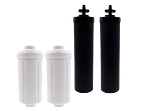 Orku Block Carbon + Fluoride Filter Pack - Replacement for Berkey Gravity System