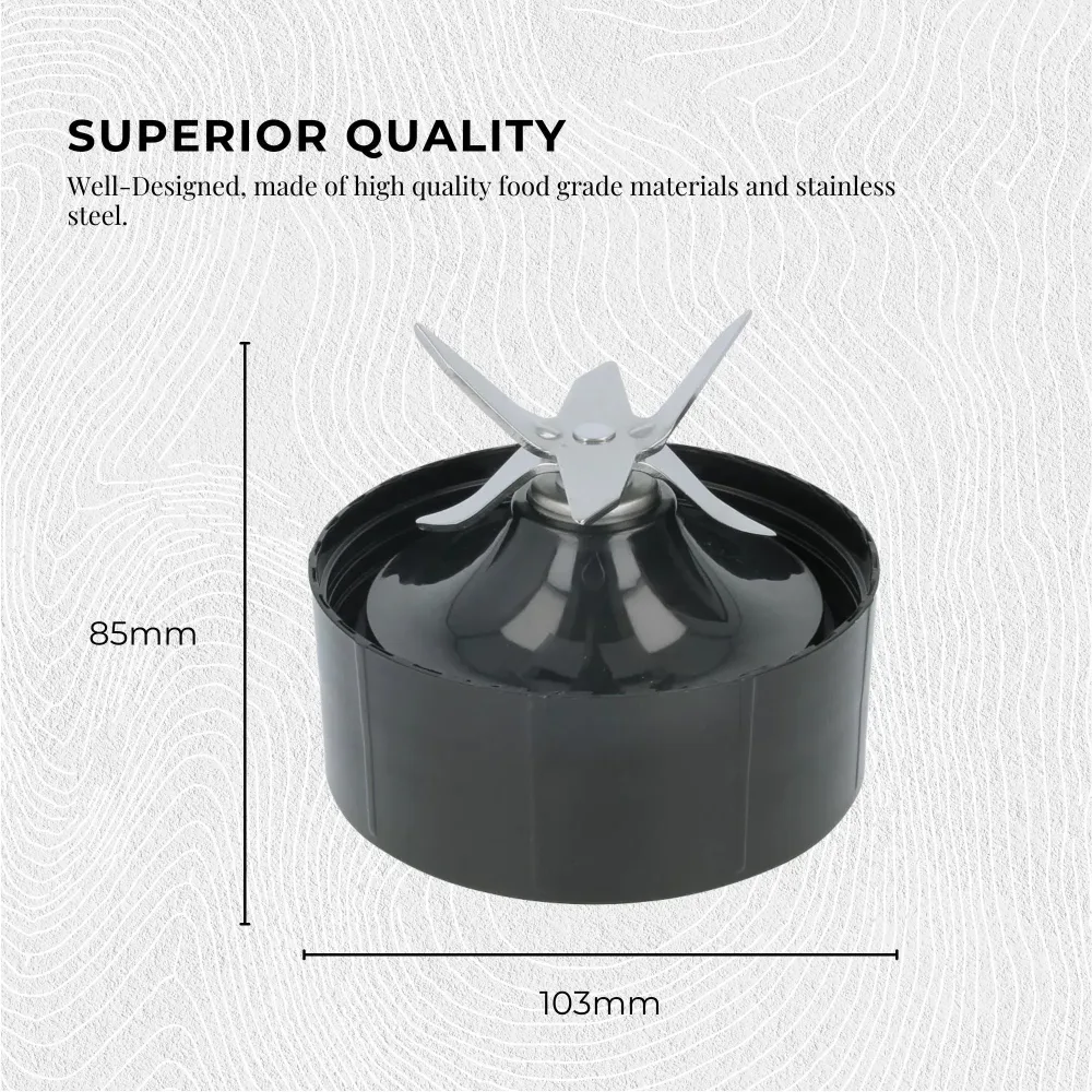 Kitchee 5 x For Nutribullet Extractor Cross Replacement Blade - 1200W 1200