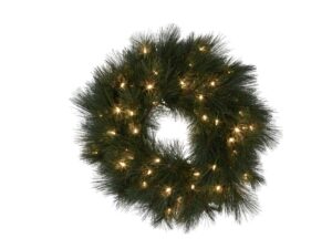 Christabelle 61cm Christmas Wreath Long Needle w/ LED Lights Front Door