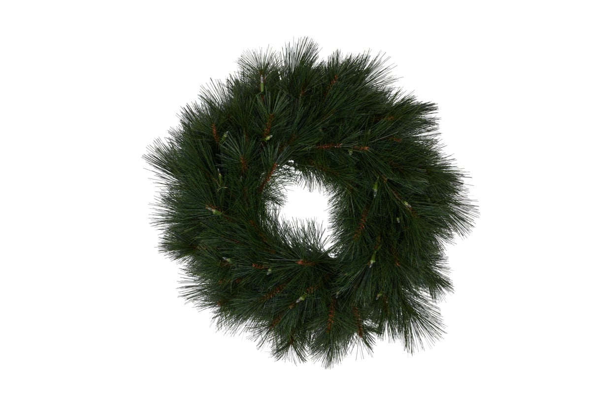 Christabelle 61cm Christmas Wreath Long Needle w/ LED Lights Front Door