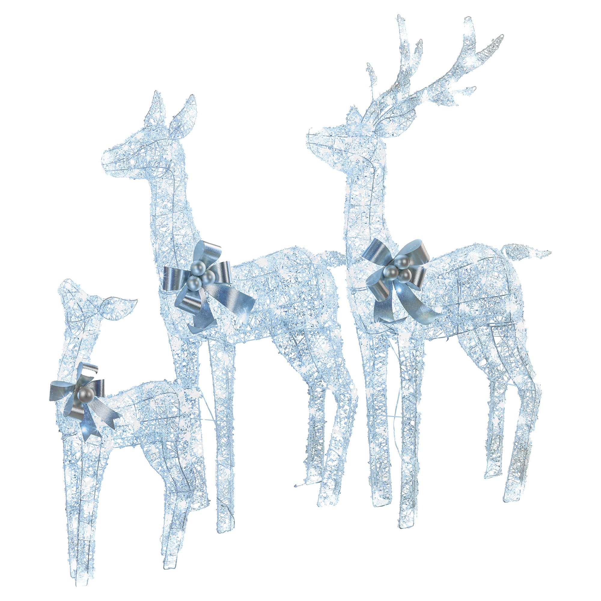 Christabelle Christmas Reindeer Display Set 3 Indoor & Outdoor Decorations