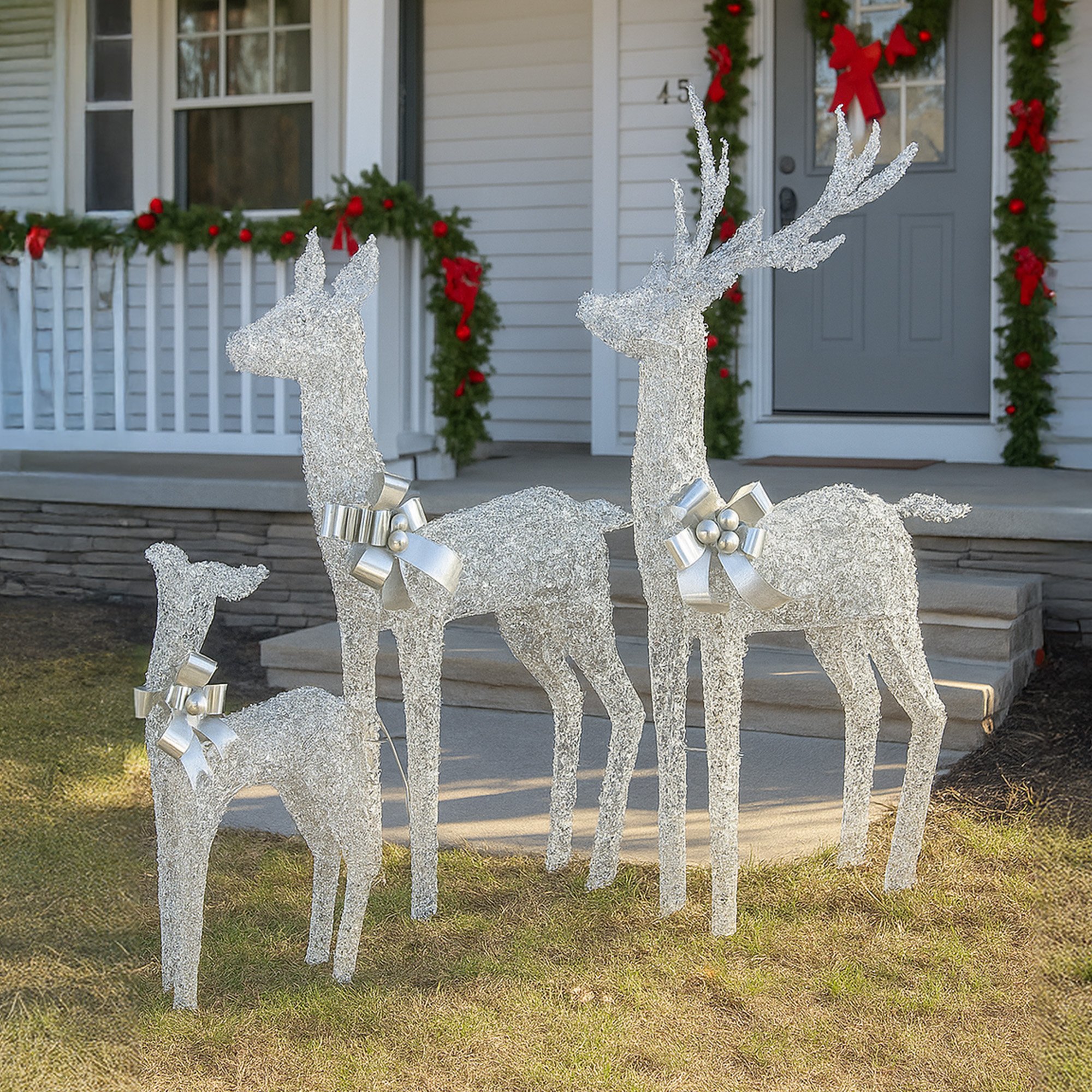 Christabelle Christmas Reindeer Display Set 3 Indoor & Outdoor Decorations