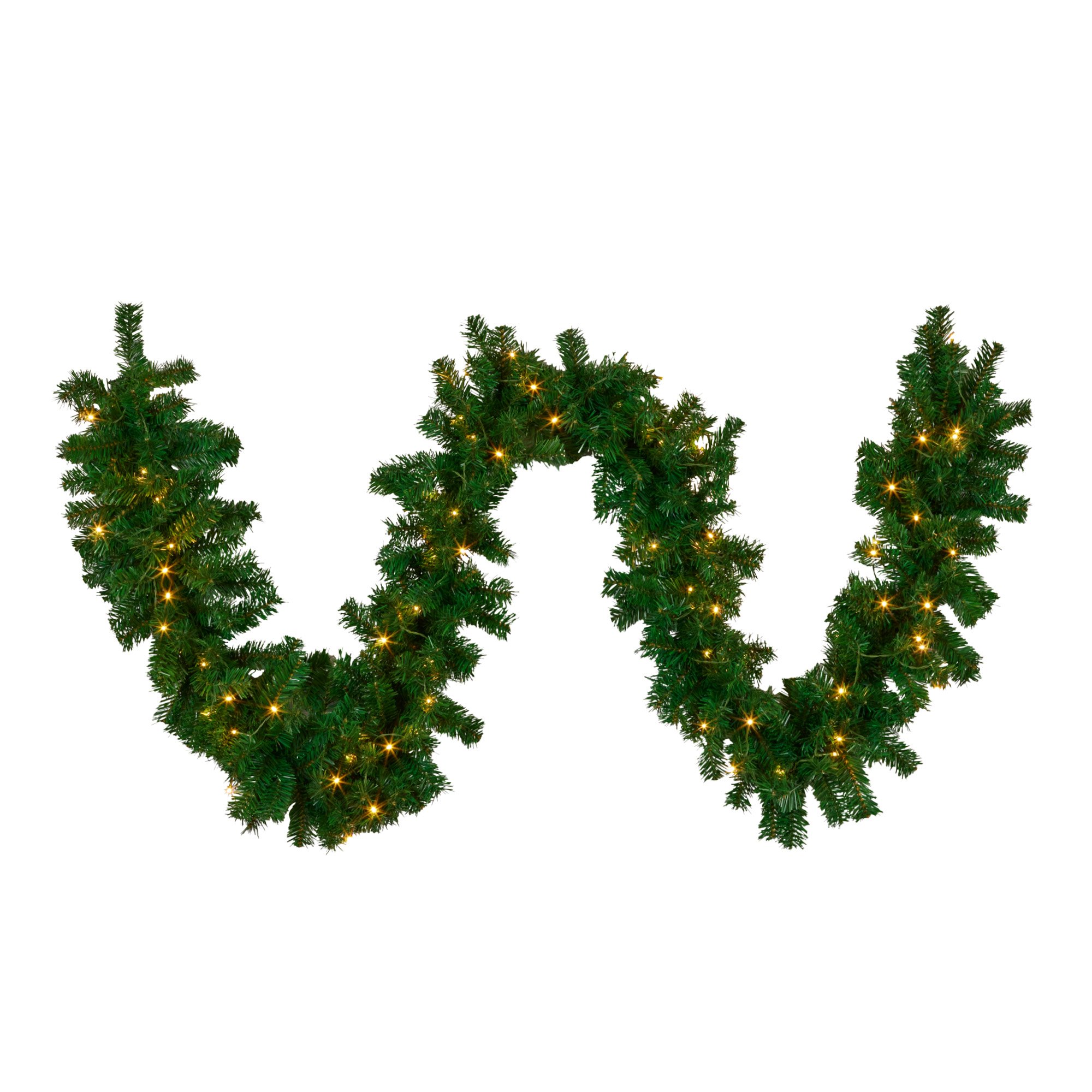 Christabelle 2.7m Christmas Garland w/ LED Lights Chadwick Tree Decoration