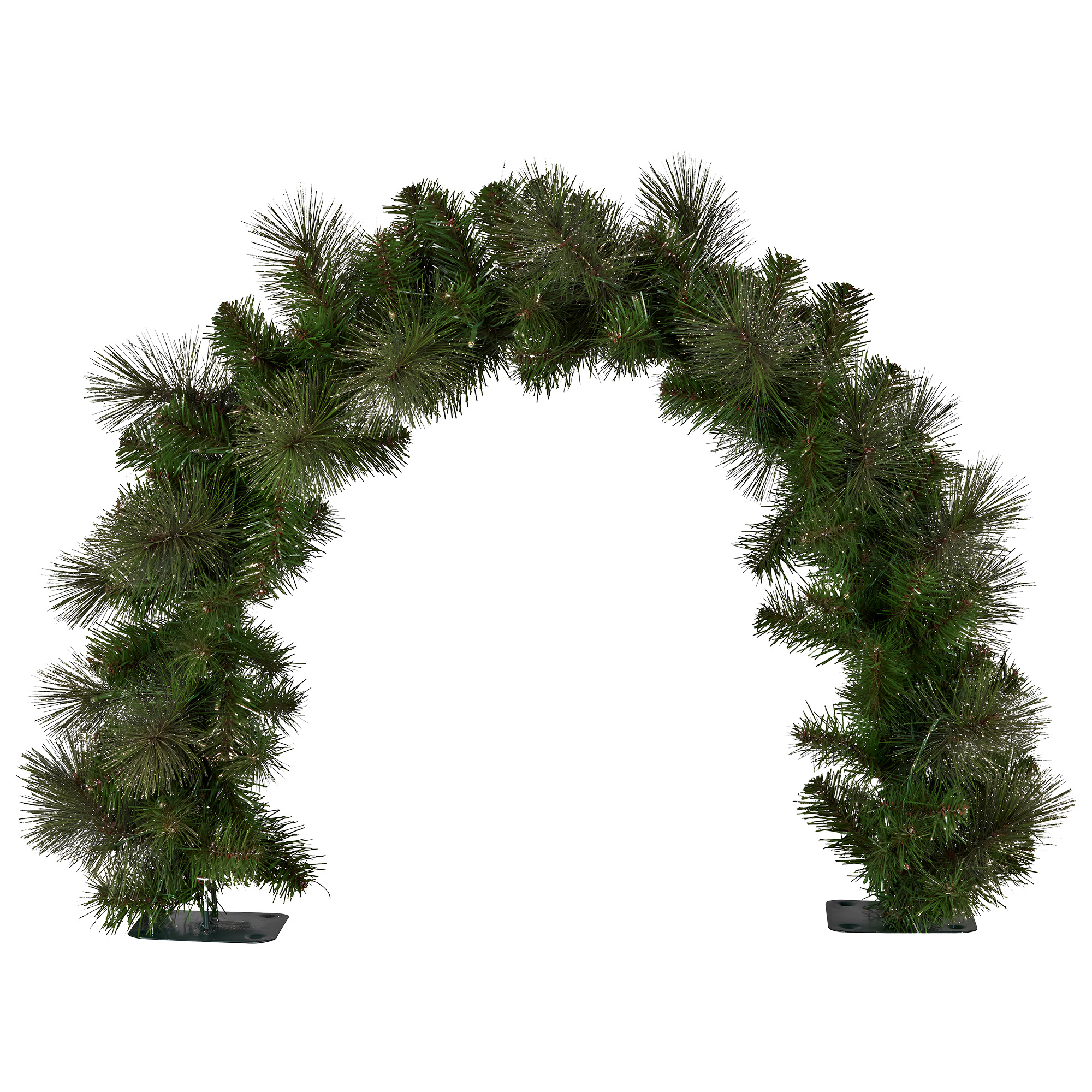 Christabelle 60cm Tabletop Christmas Archway Garland w/ LED Lights Gold Mantle