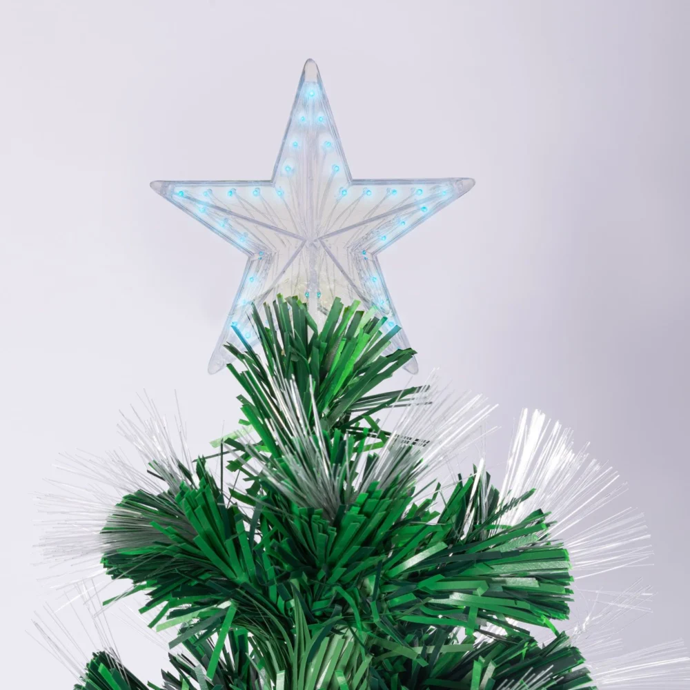 Christabelle 1.2m Pre-Lit Fibre Optic Artificial Christmas Tree w/ Multicolour