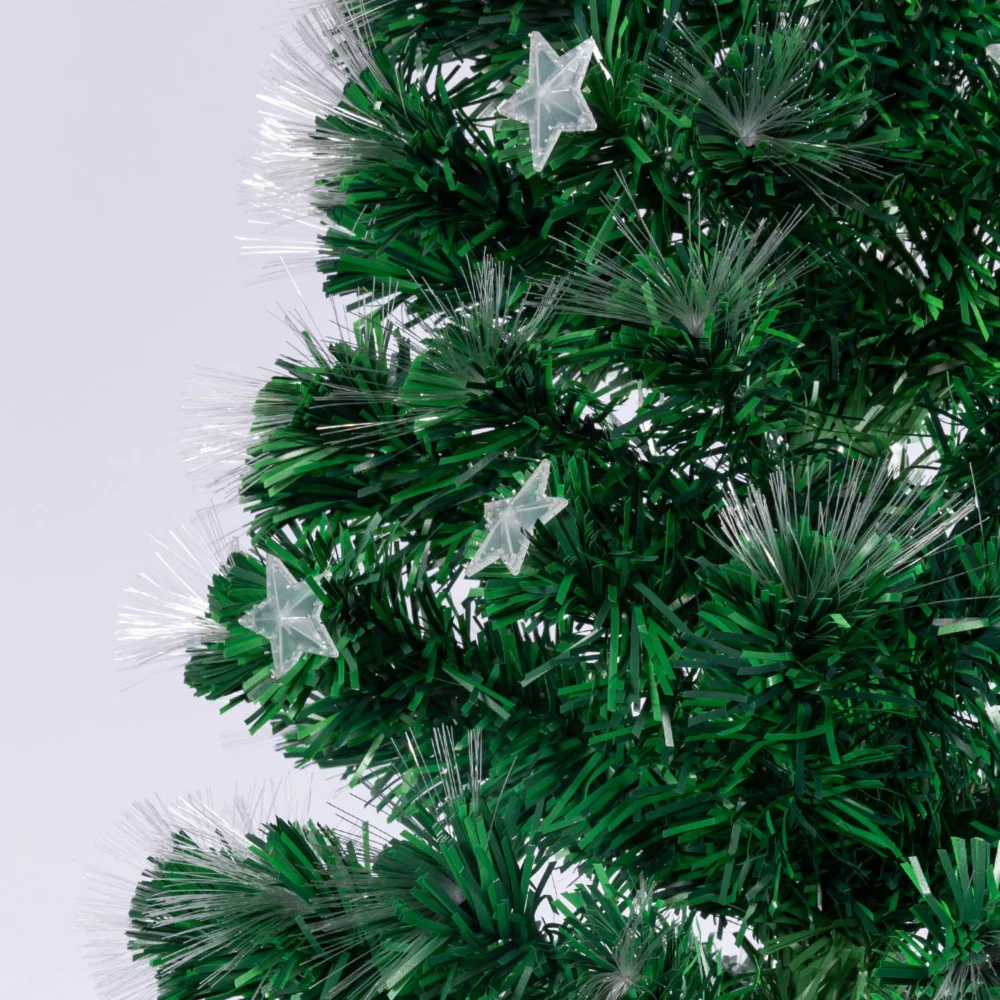 Christabelle 1.2m Pre-Lit Fibre Optic Artificial Christmas Tree w/ Multicolour